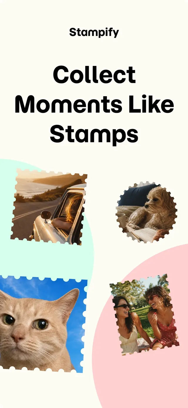 Stampify home showing favorite stamps