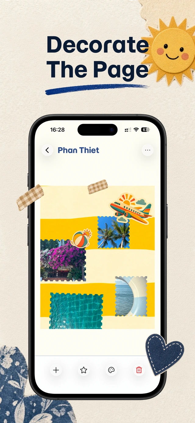 Stampify scrapbook page layout