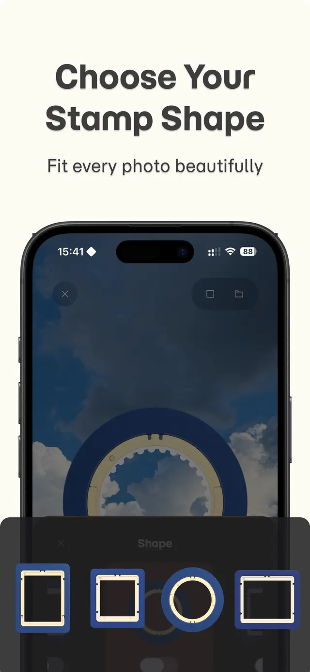Stampify stamp customization options