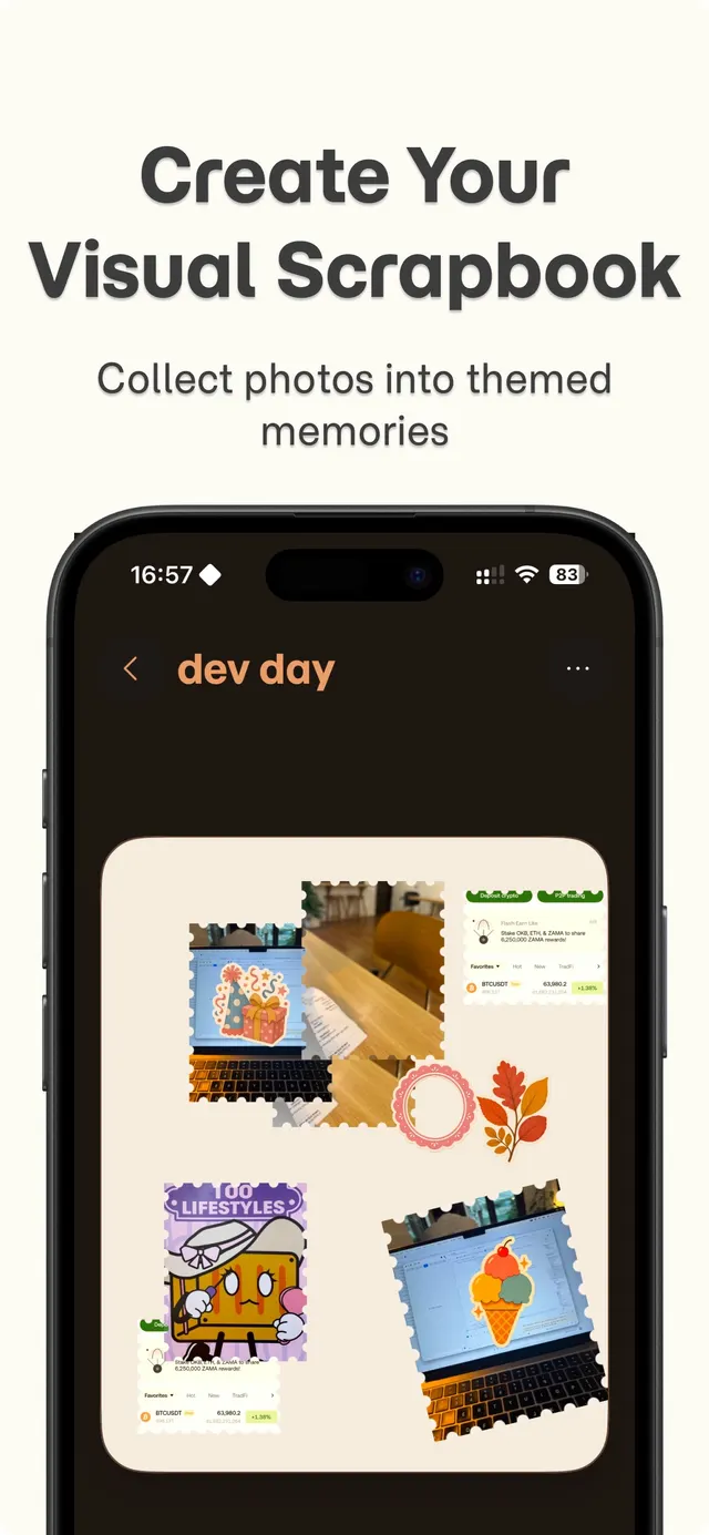 Stampify sharing and widgets